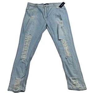 Sofia’s Jeans Distressed Light Wash Pants Ripped Straight Women's 24 Stretch NWT